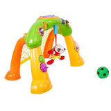 Bosonshop 2 in 1 Football Game Toy Kids Toys Gifts Soccer Scoring Goal Game with Music & Light