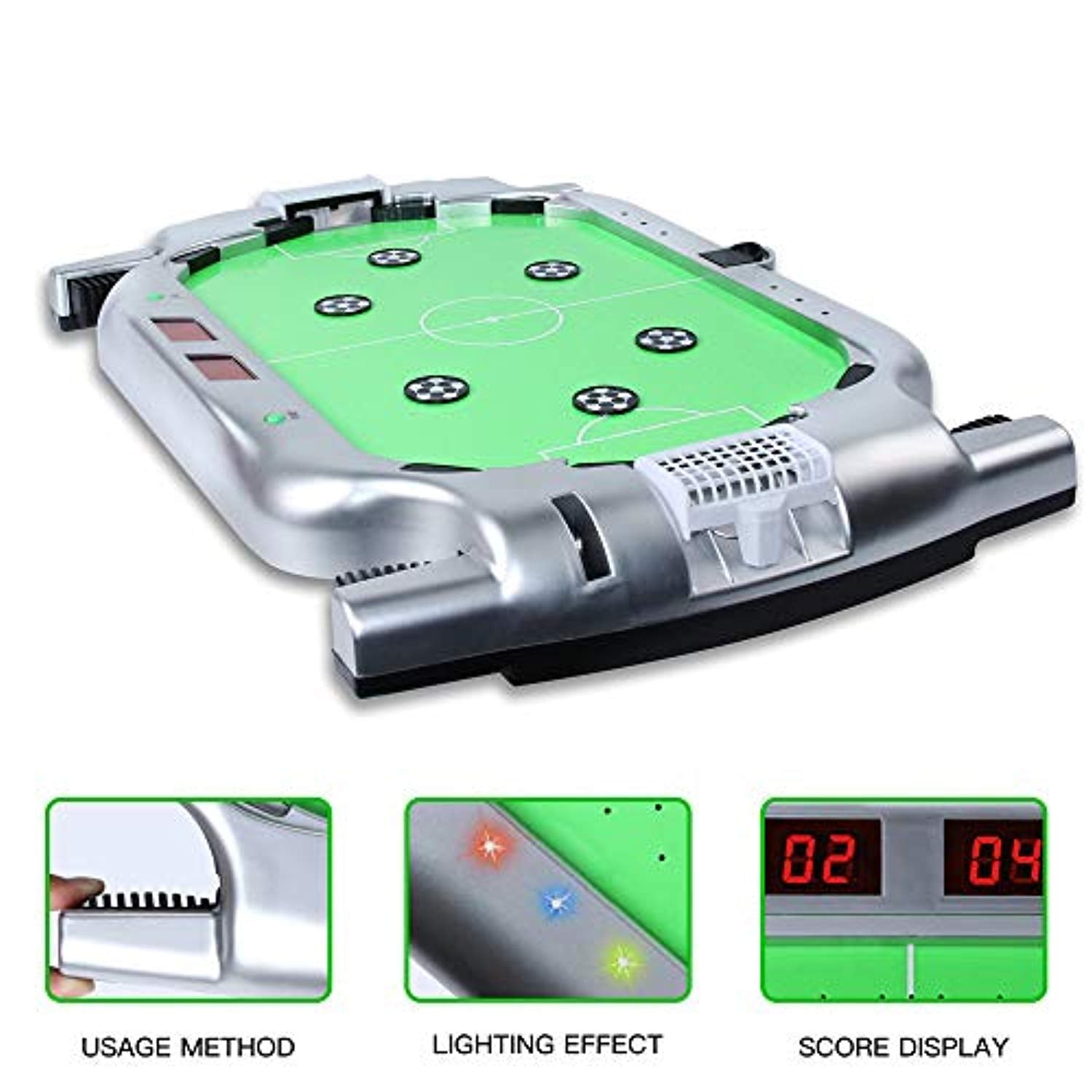 Bosonshop Tabletop Football Game, Fast Paced Action Game Lots of Fun for Kids