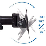 Bosonshop Single LCD Monitor Stand,Adjustable Lift Engine Arm Mount,Suitable for13”-27”Computer Monitor