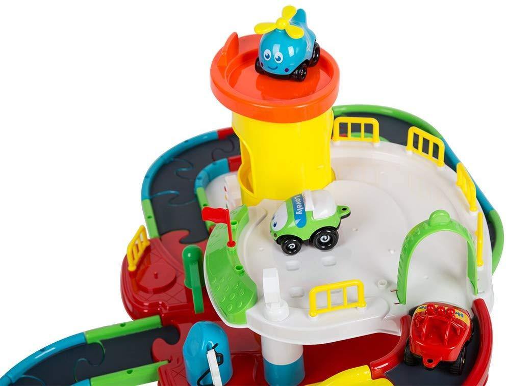 Kids Parking Toys Smart Track Rail Car DIY Multi Track - Bosonshop