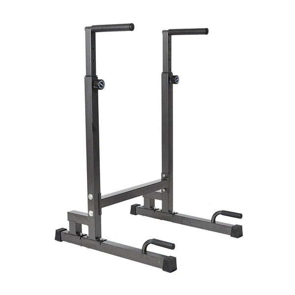 Heavy Duty Steel Dip Stand Station Adjustable Height Strength Training Pull Push Up Bar For Home Gym