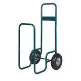 Bosonshop Rolling Wheeled Firewood Log Cart Portable Log Rack with Wheels for Backyard