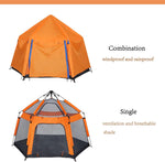 2 Person Camping Instant Pop-up Tent, Sun Shelter Waterproof Double Layer 4 Seasons Lightweight Tent for Hiking, Fishing, Beach - Bosonshop