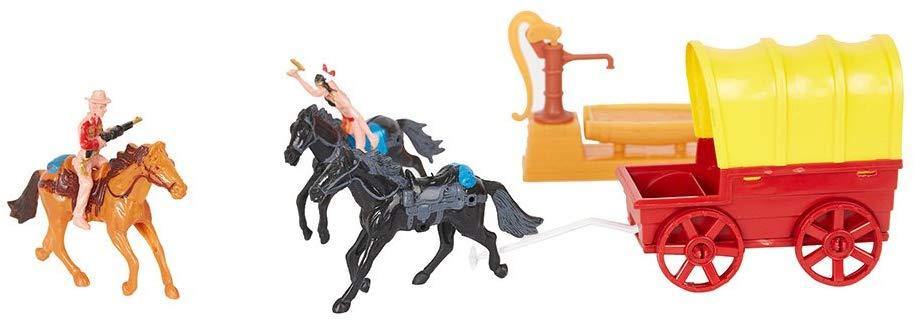 Wild West Cowboy and Indian Pretend Playset Toy - Bosonshop