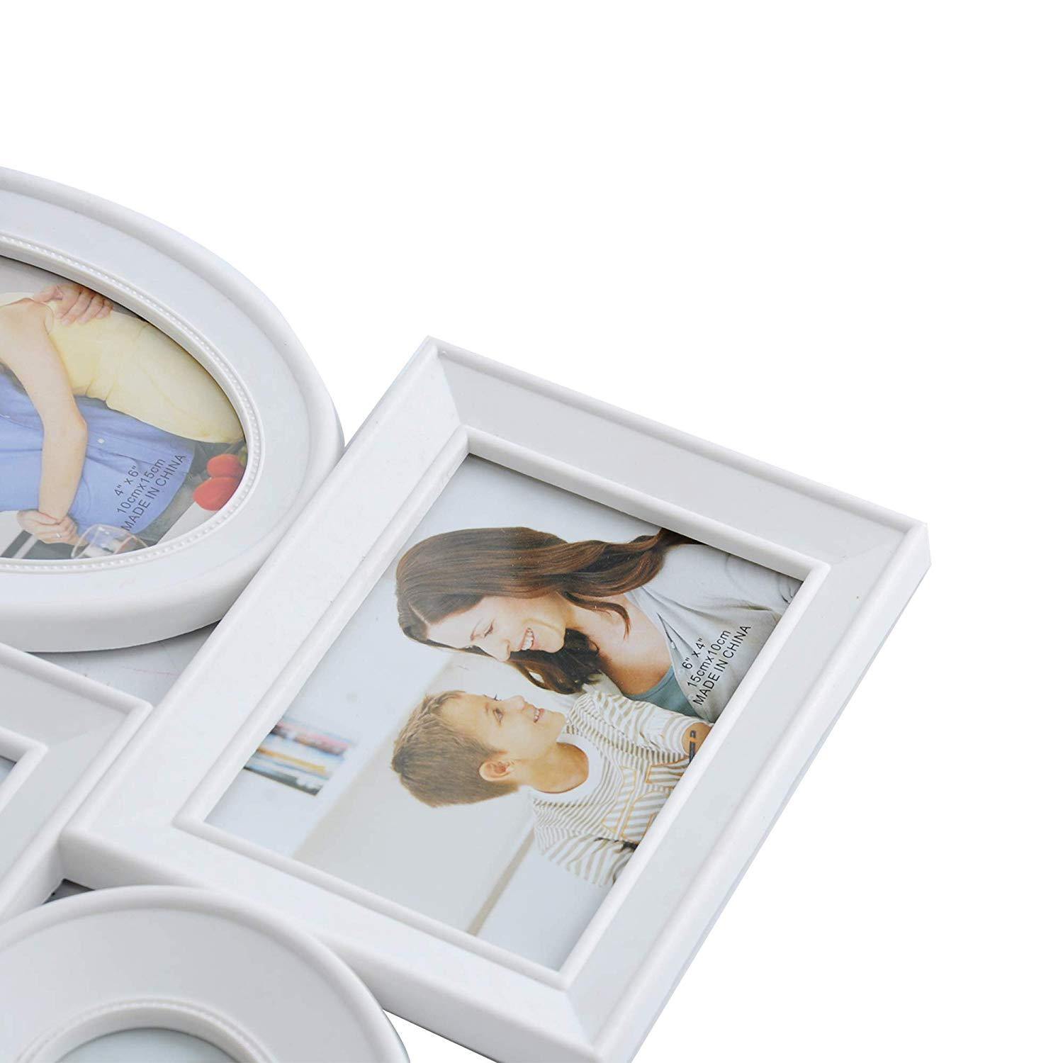 Bosonshop Home Creative Collage Wall-Mounted Plastic Photo Frame