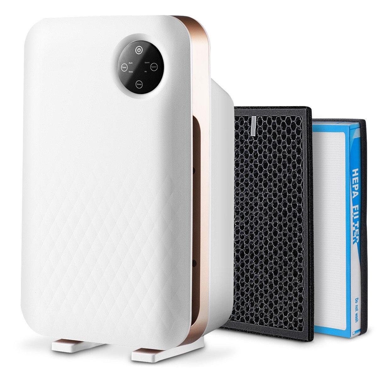 Air Purifier with True HEPA Activated Carbon Filter - Bosonshop