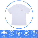 3-Pack Crew Classic T-Shirt Cotton Short Sleeve Shirts Summer Tops - Bosonshop
