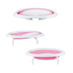 Bosonshop Contracted and Comfortable Collapsible Baby Bath Tub,Pink