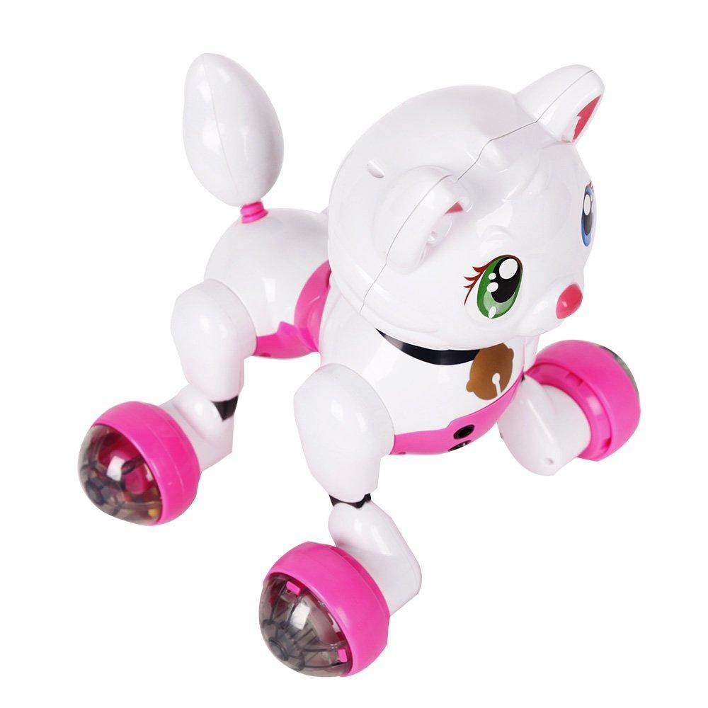 Bosonshop Interactive Cat Voice Recognition Electronic Robot Toy Cat Dancing Pet for Kid