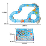 Bosonshop 69 Pcs Ocean Track Children's Playground Parenting Fishing Game, Educatioal toys for toddlers