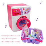 Bosonshop Housekeeping Playset Electric Iron& Washing Machine for Kids
