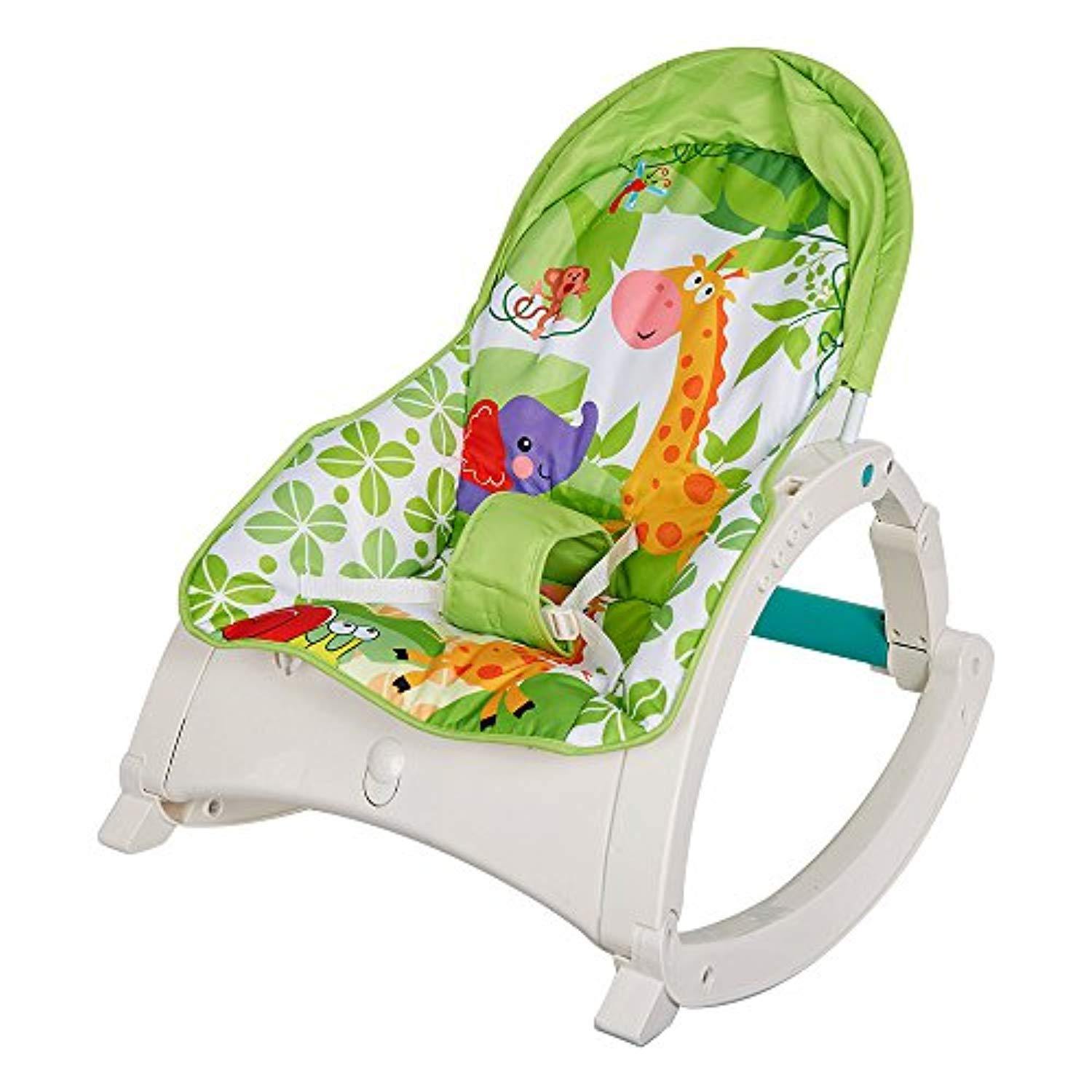 Newborn to Toddler Portable Rocker with Dinner Table Boy