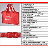 Bosonshop First Aid Kit & Red Cross Medical Emergency Equipment Kits
