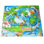 Bosonshop 69 Pcs Ocean Track Children's Playground Parenting Fishing Game, Educatioal toys for toddlers