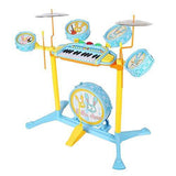 Bosonshop Kid's Musical Instrument Jazz Drum Play Set with 24 Keys Keyboard