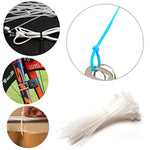 Bosonshop 650 pc Nylon Zip Ties Cable Wire Ties Adjustable Self-Locking Multi-Color for Home, Outdoor, Office
