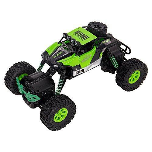 Bosonshop Electric RC Car 1:16 Remote Control Vehicle 2.4Ghz Off-Road Rock Crawler All Terrain Double-turn Waterproof Truck for Kids