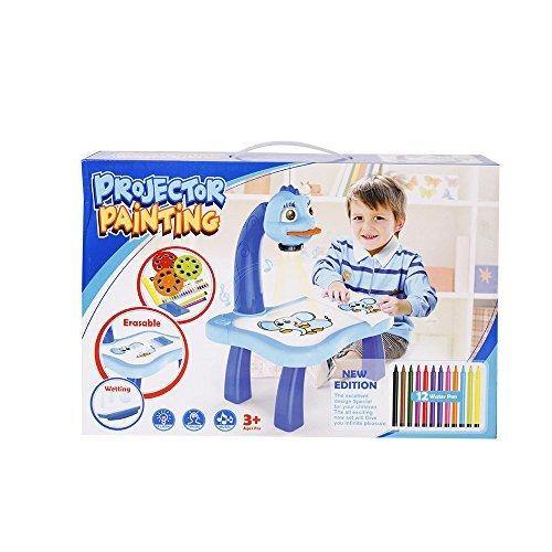 Bosonshop Projector Painting Drawing Kit Educational Table Lamp Creativity Toy For Kids