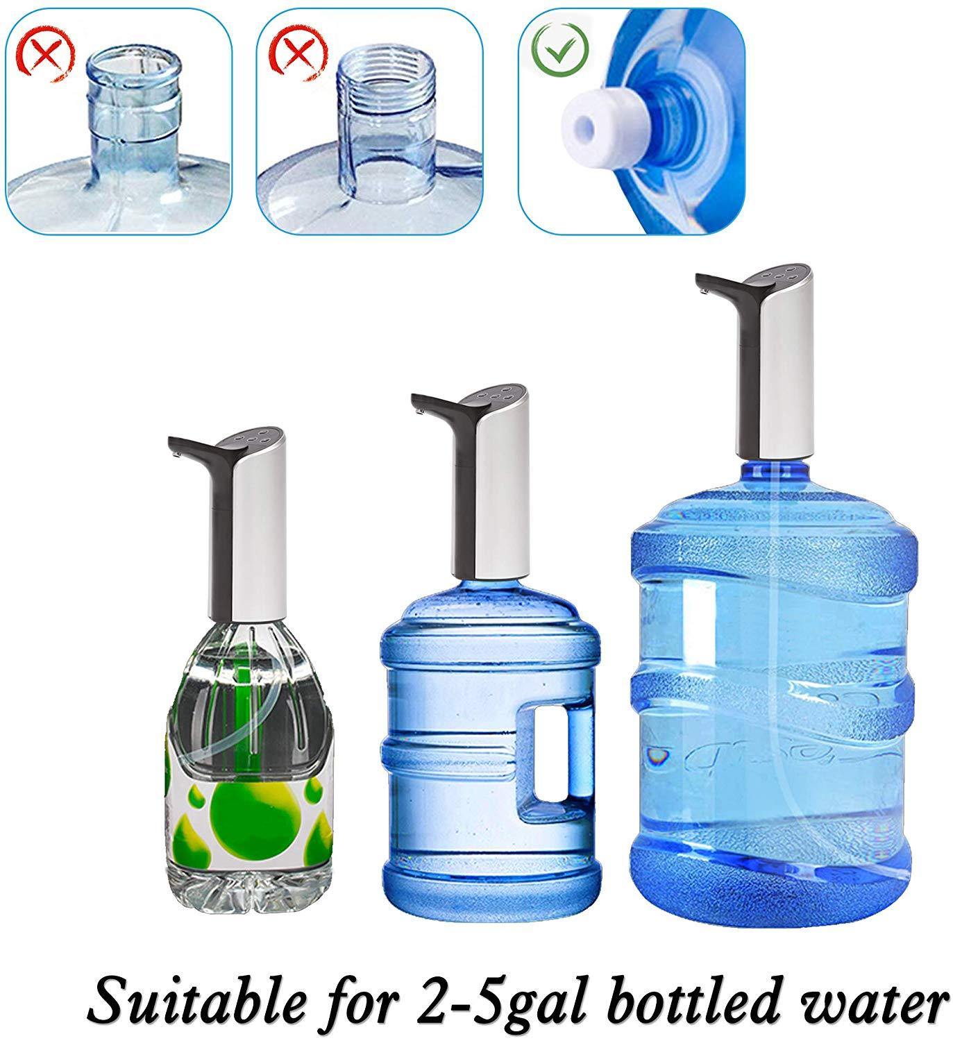 Water Bottle 4 Keys Portable Intelligent Water Bottle Pump Dispenser - Bosonshop