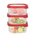 Bosonshop  6 Piece Food Storage Container Set with Easy Locking Lids,BPA Free and 100% Leak Proof,Plastic