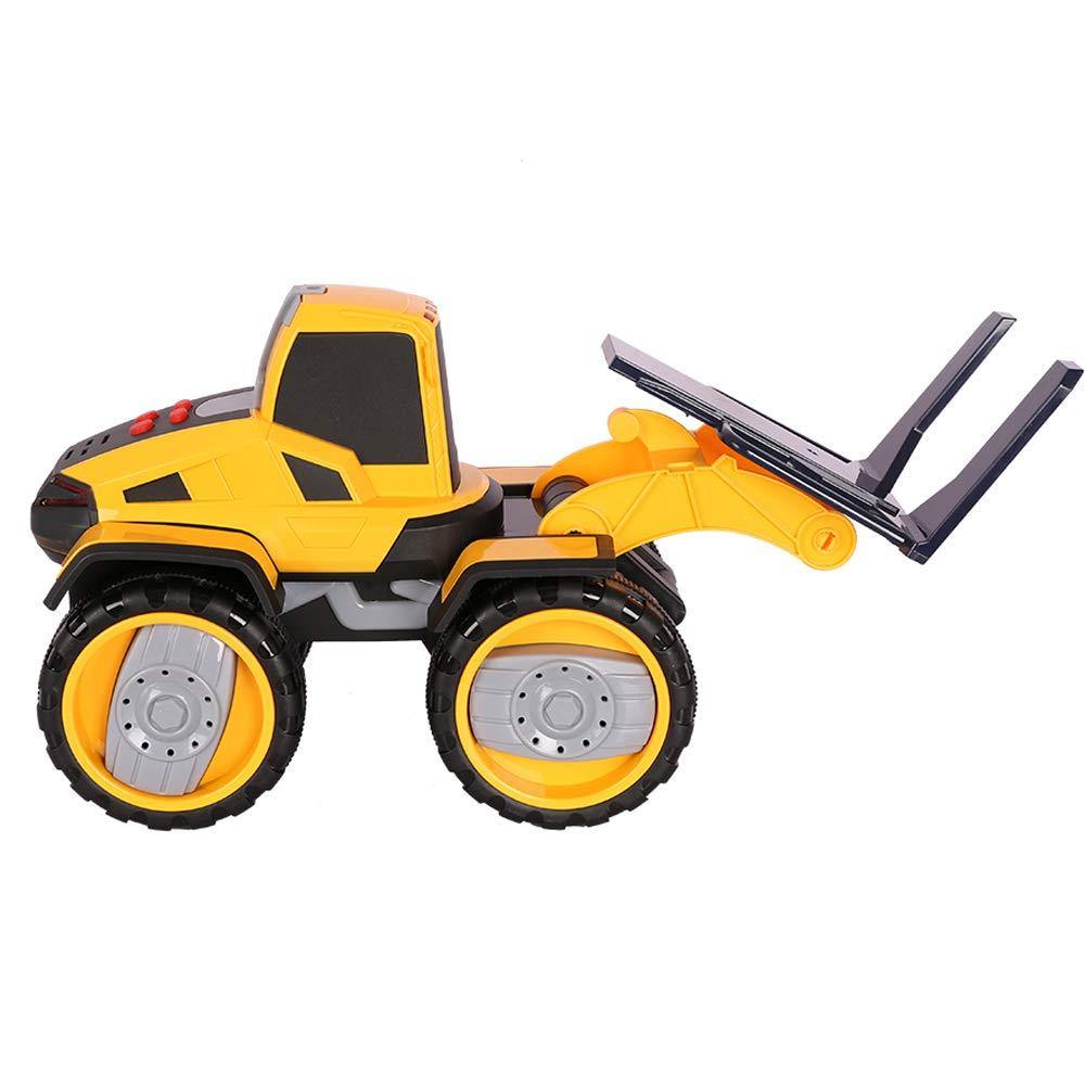 Bosonshop Forklift Toy Battery Powered Dump for Kids with Light and Sound