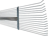 Garden Leaf Rake Adjustable Lightweight 62.6 Inches Telescopic Metal Rake with Expandable 7.5”-20” Width Folding Head - Bosonshop