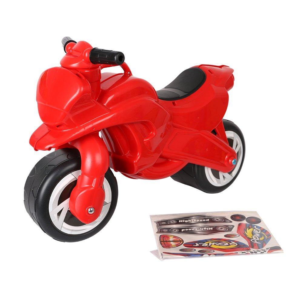 Bosonshop Plastic Balance Bike Outdoor & Indoor Stroller Toy Motorcycle 2 Wheel Walking Activity Trainer