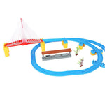 Bosonshop Battery Operated Toy Train Track Railway Play Set Train with Lights & Music