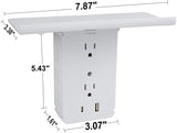 Socket Shelf Outlet 2 Pack Surge Protector Extender Wall plug with USB A+C Ports(3.4A Total), 8 AC Outlets - Bosonshop