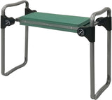 Garden Kneeler and Seat Heavy Duty Kneeling Bench Portable Upgrade Button Folding Stool, Gardener w/Tool Pouch - Bosonshop
