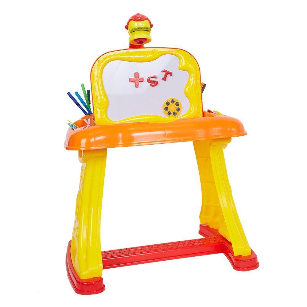 Bosonshop Projector Learning Drawing Table with Chair