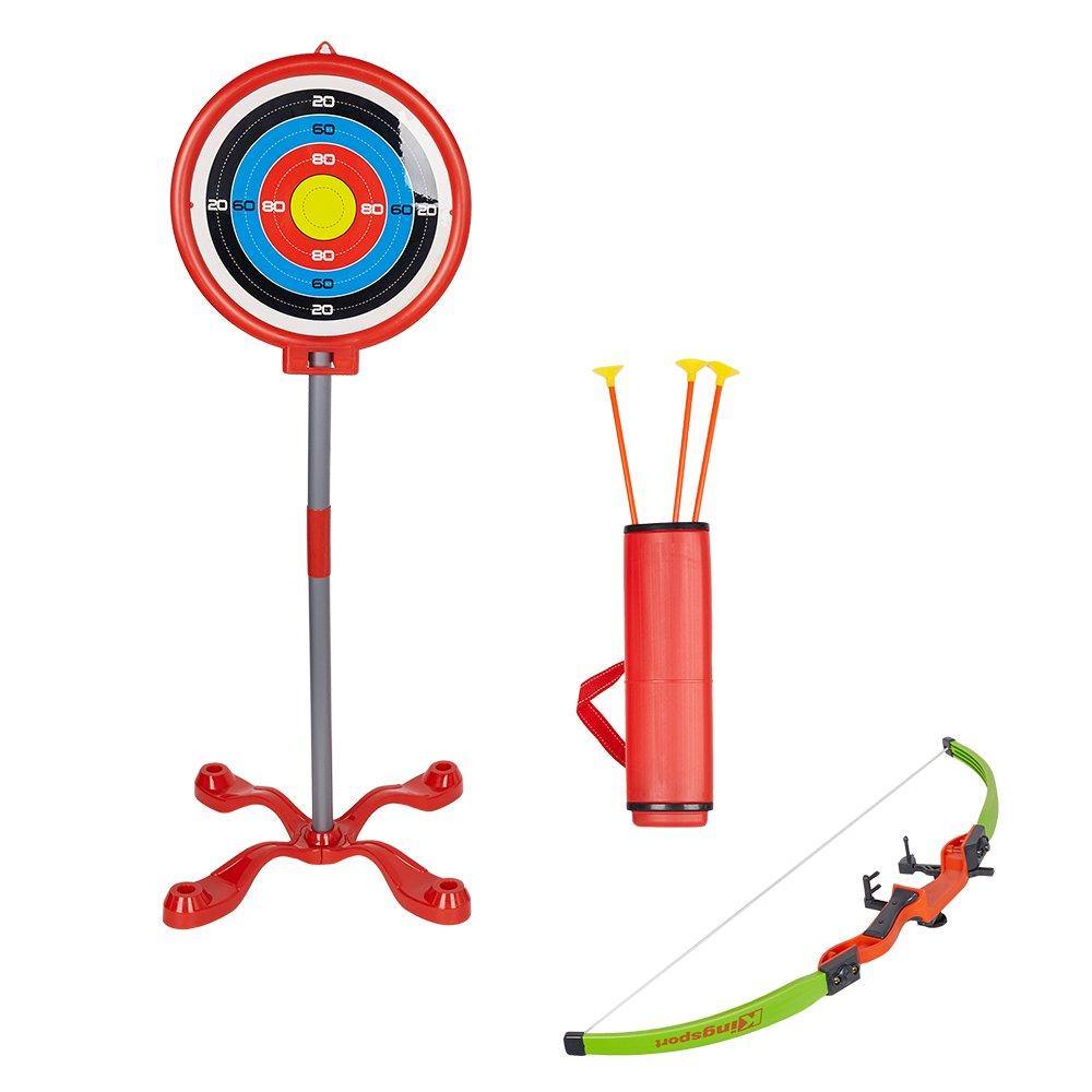 Bosonshop Archery Play Toy Set for Kids with Target Bow and Arrow
