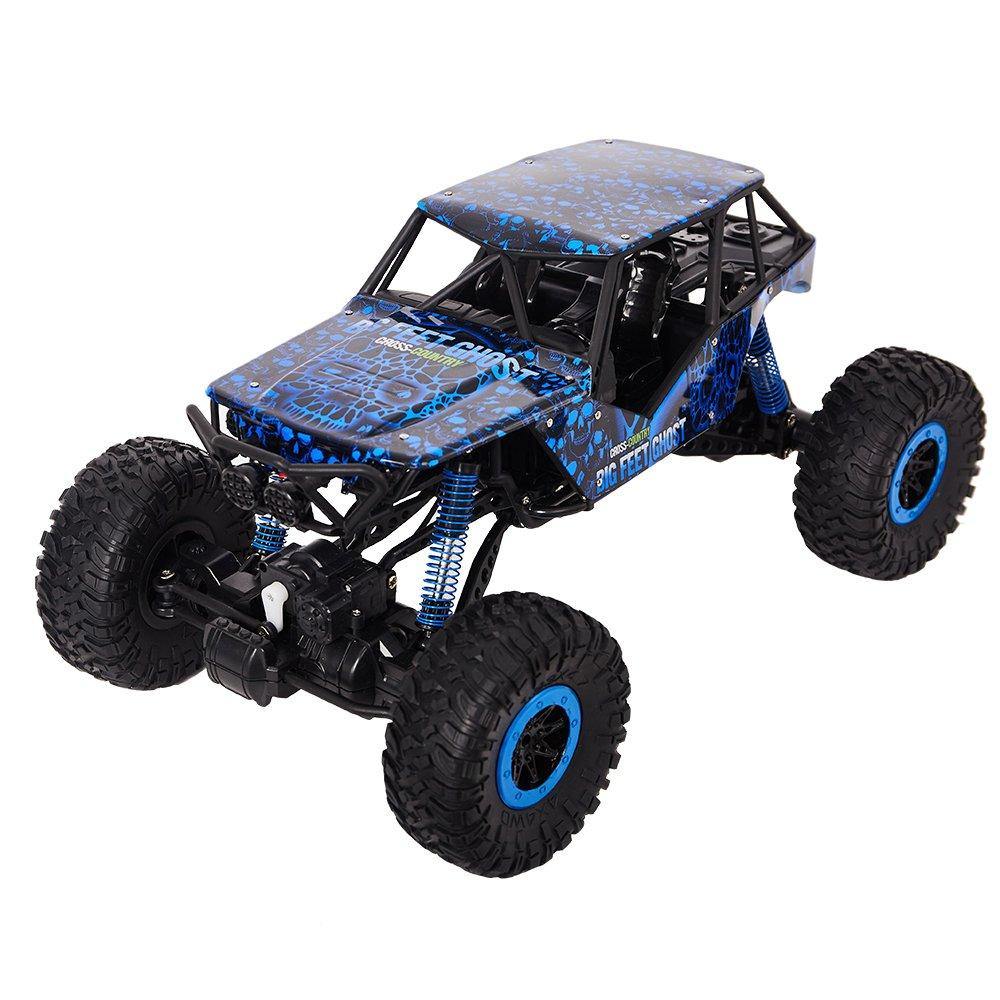 Bosonshop Electric RC Rock Crawler Car 4WD 4 Modes Steering Waterproof 2.4Ghz Radio Control Toy Monster Truck Off Road