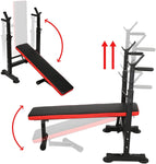 Adjustable Weight Bench Folding Bench Press Multifunction Strength Training Equipment For Full Body Workout Support Up To 330LBS - Bosonshop