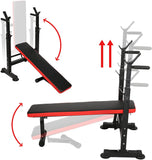 Adjustable Weight Bench Folding Bench Press Multifunction Strength Training Equipment For Full Body Workout Support Up To 330LBS - Bosonshop