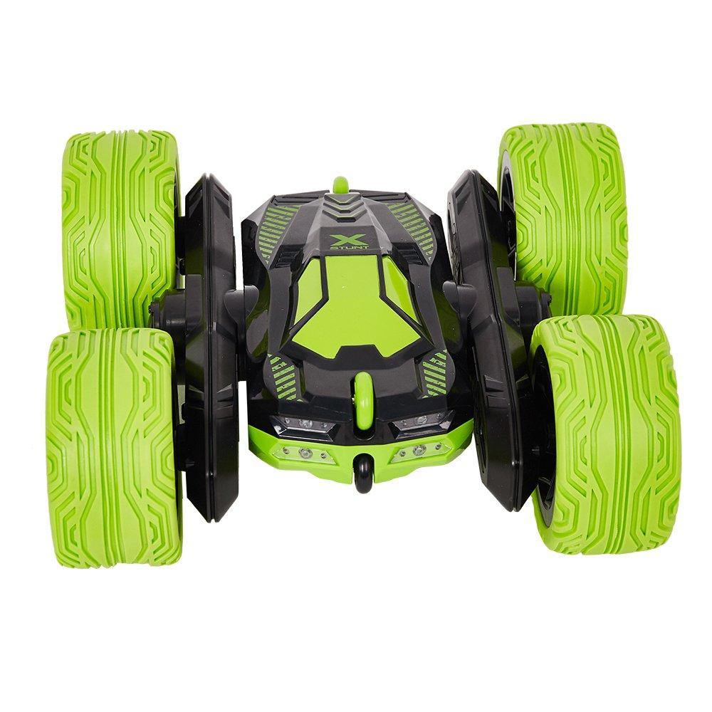 Bosonshop RC Cars Off-Road, 4WD Remote Control Monster Truck Rotate 360 Double Sided Race Car /Green