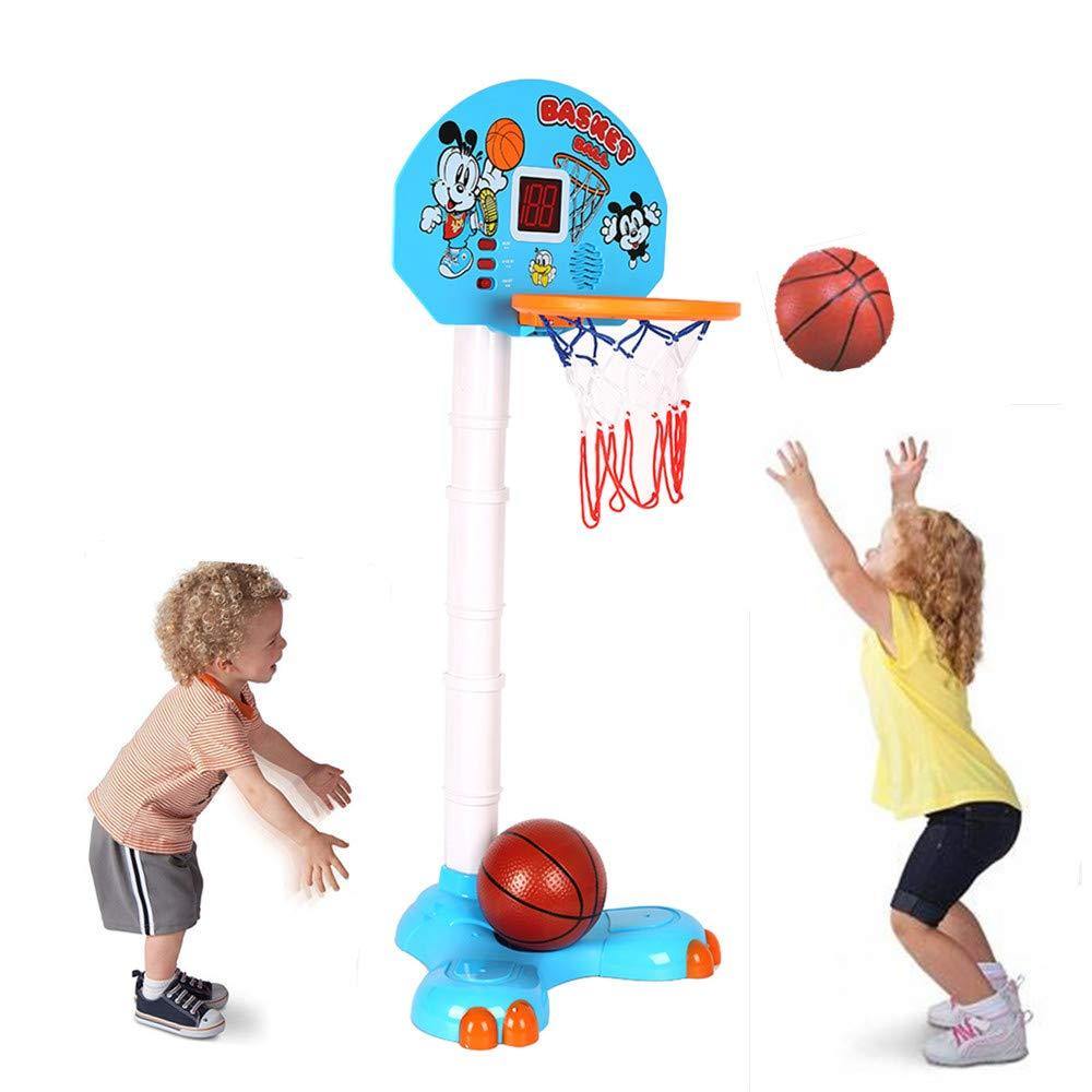 Bosonshop Toddler Basketball Hoop - Kids Easy Score Basketball Game with Adjustable Height