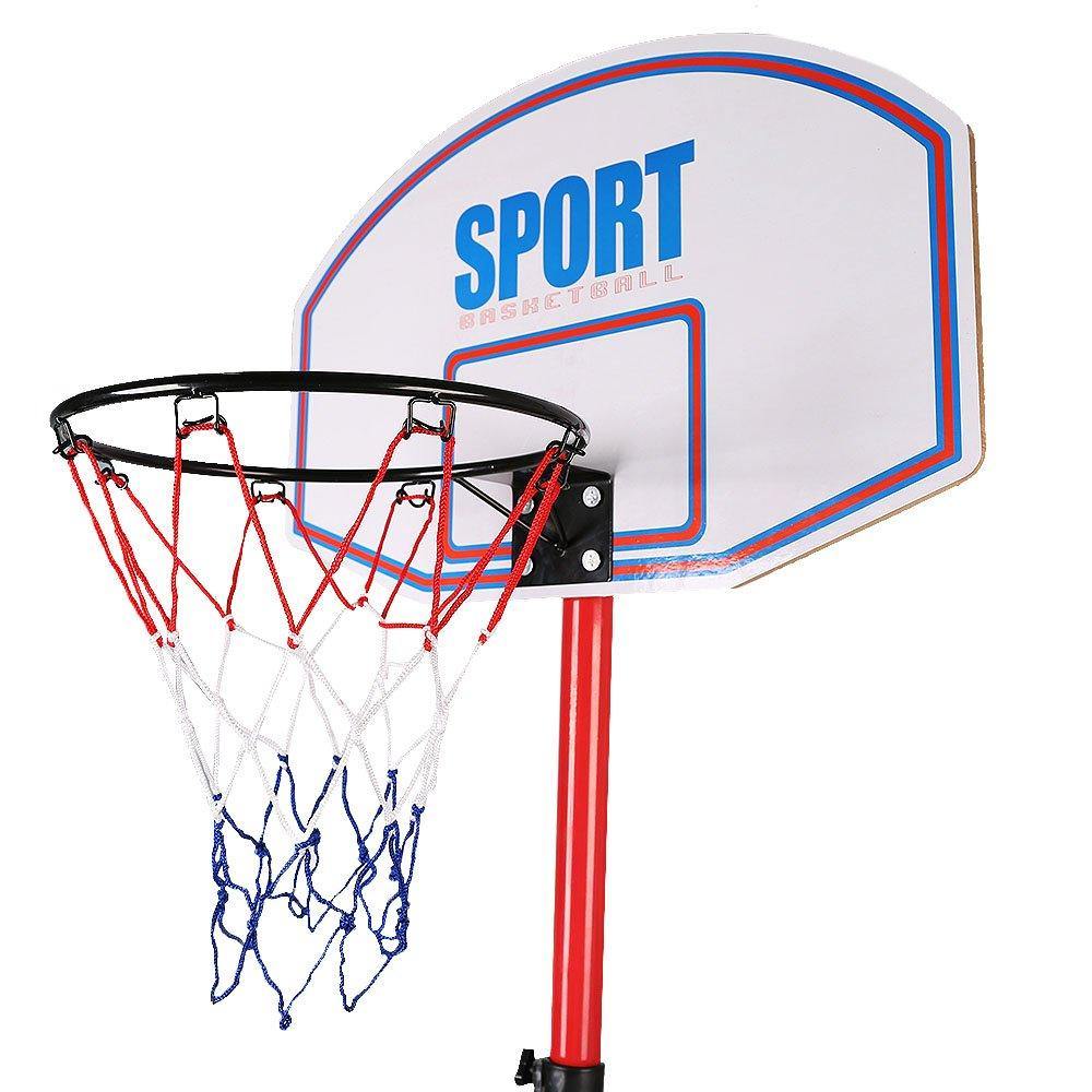 Bosonshop Height Adjustable Protable Basketball Set, Indoor and Outdoor Fun Toys