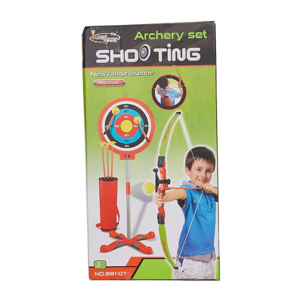 Bosonshop Archery Play Toy Set for Kids with Target Bow and Arrow