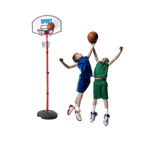 Bosonshop Height Adjustable Protable Basketball Set, Indoor and Outdoor Fun Toys