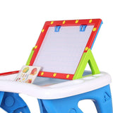 Bosonshop Deluxe Preschool Toys Learning Painting Desk Writing Board with Kids Chair and Easel