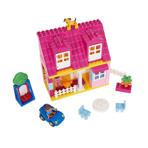 Bosonshop Children Dream Home Building Playset Blocks for Creativity Educational Toy