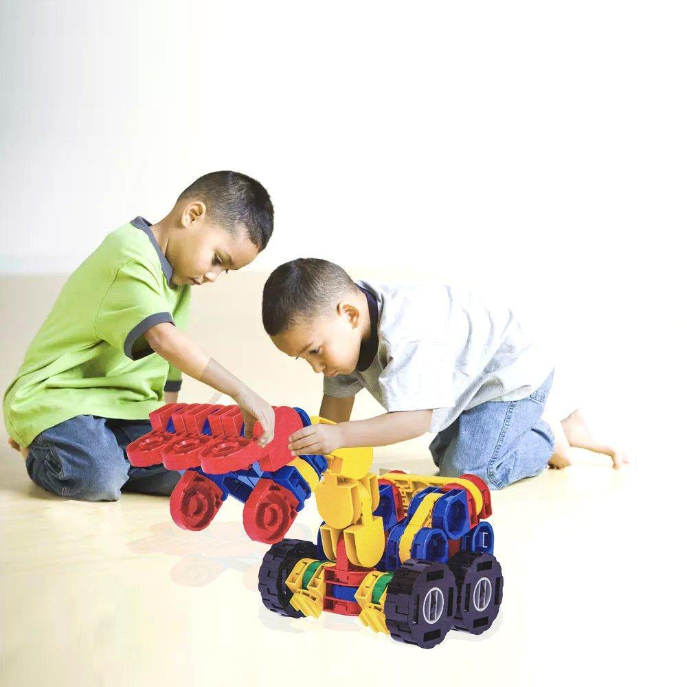 Bosonshop Novelty Design DIY 3D Building Blocks Vehicle Sets Favors Birthday Gift
