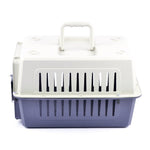 Bosonshop Plastic Cat & Dog Carrier Cage with Chrome Door Portable Pet Box Airline Approved