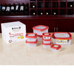 Bosonshop 18 Piece Food Storage Container Set with Easy Locking Lids,BPA Free and 100% Leak Proof,Plastic