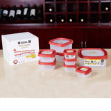 Bosonshop 18 Piece Food Storage Container Set with Easy Locking Lids,BPA Free and 100% Leak Proof,Plastic