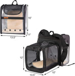 Portable Pet Dog Cat Travel Double Shoulder Backpacks Sport Travel Outdoor Pet Carrier Bag Dog Carrier Backpack - Bosonshop