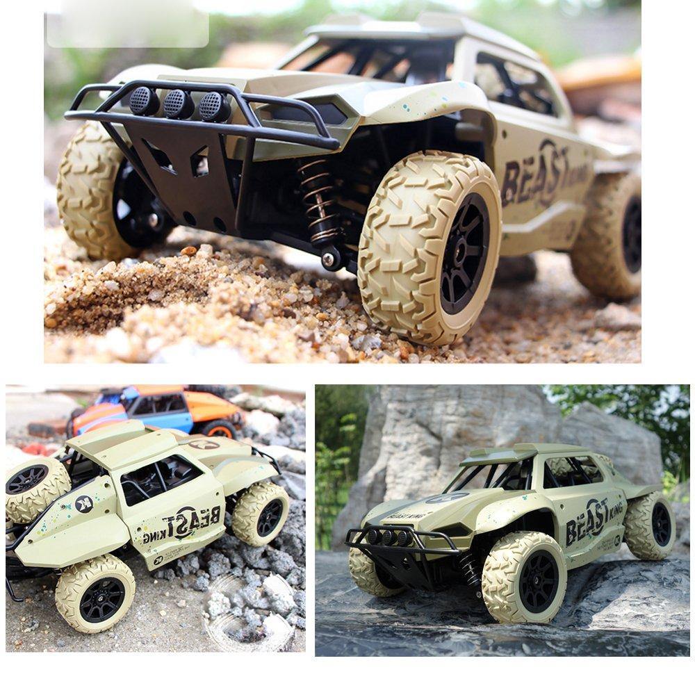 Bosonshop Toys Rock Crawler Remote Control RC High Performance Truck 2.4 GHz Control System 4WD All-Weather 1:18 Size