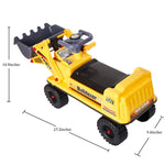 Bosonshop Pedal Bulldozer Pretending Toy Engineering Construction Truck