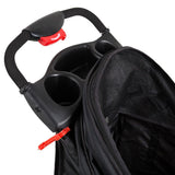Bosonshop Folding Pet Stroller with 360 Rotating Front Wheel, Black